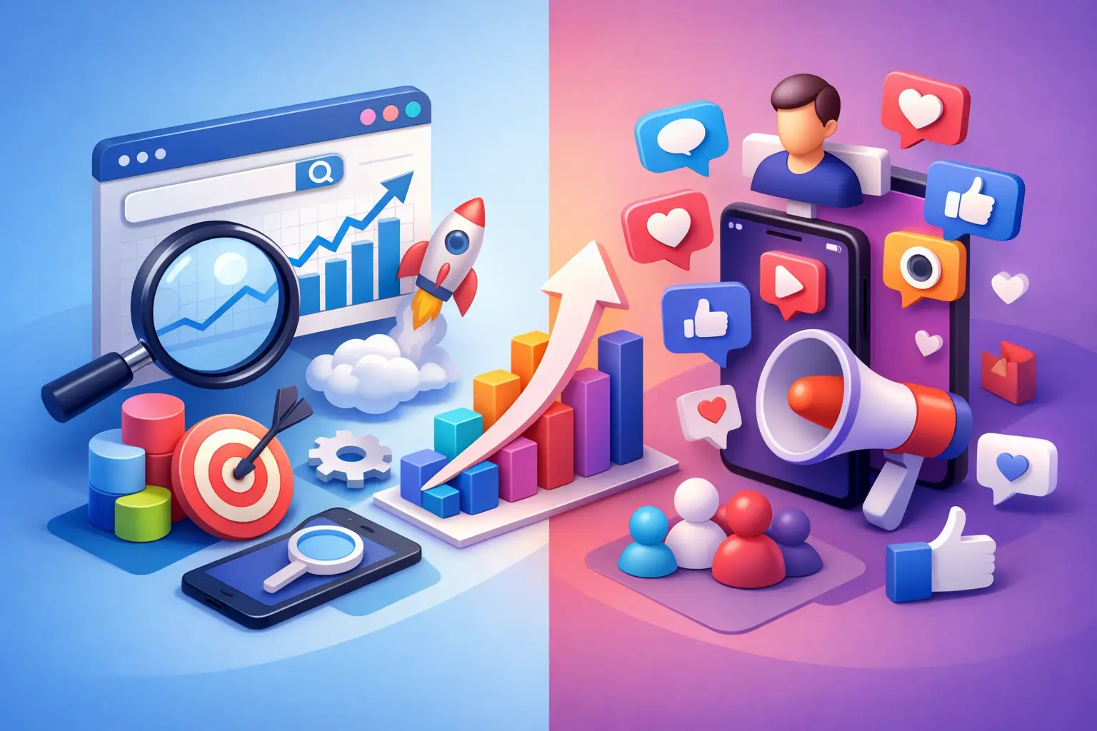 SEO vs Social Media: Which Drives Growth?